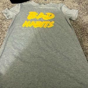 Bad habits t-shirt dress.